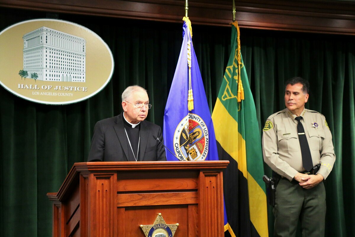 Emotional La Sheriff Details Arrest Of Suspect In Death Of Bishop Oconnell Motive Remains