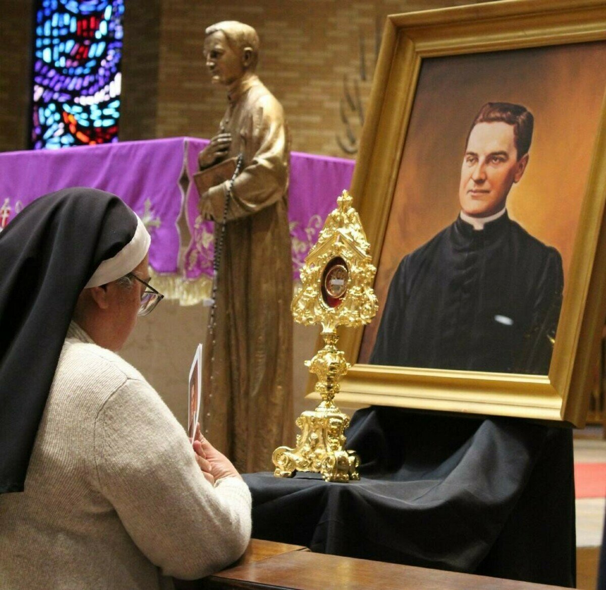 Knights of Columbus pilgrimage of Blessed McGivney relic visits three